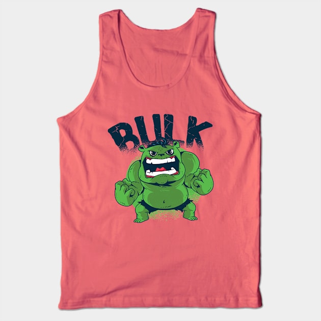 Bulk Green Bear Tank Top by RayaneDesigns